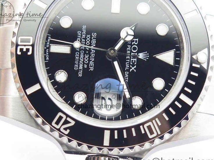 Ceramic On Best A2836 1:1 Black VRF Edition Submariner 116610LN SS Bracelet 0203